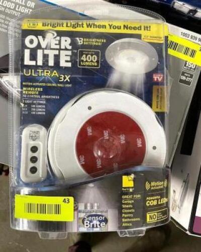 Ultra-Overhead Motion Activated LED Night Light
