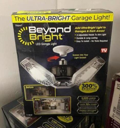 (3) ULTRA BRIGHT GARAGE LIGHTS