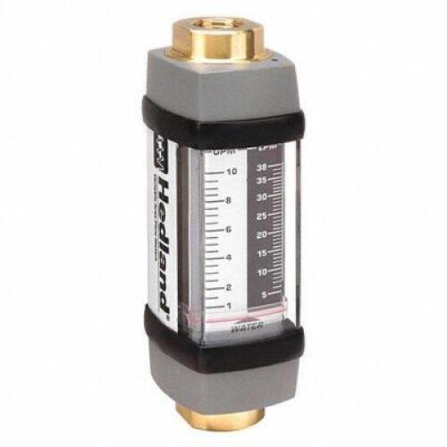DESCRIPTION: (1) MECHANICAL FLOWMETER BRAND/MODEL: HEDLAND #4NNA7 RETAIL$: $640.31 EA SIZE: 1 IN CONNECTION SIZE, FNPT, OTHER LIQUIDS/WATER, 1 TO 10 G