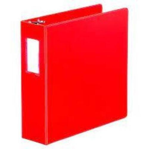 DESCRIPTION: (7) ROUND RING BINDER BRAND/MODEL: UNV35413 INFORMATION: RED RETAIL$: $27.59 EA SIZE: 11X8.5 QTY: 7