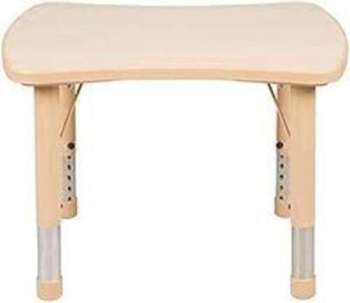 DESCRIPTION: (1) RECTANGULAR TABLE BRAND/MODEL: FLASH FURNITURE #YU-YCY-098-RECT-NAT-GG INFORMATION: NATURAL RETAIL$: $108.09 EA SIZE: 21.875X26.625 Q