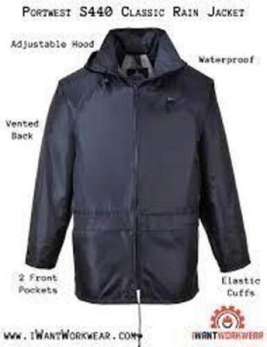 DESCRIPTION: (1) RAIN JACKET BRAND/MODEL: PORTWEST INFORMATION: BLACK RETAIL$: $25.25 EA SIZE: XL QTY: 1