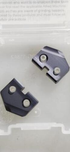 DESCRIPTION: (12) SOLID CARBIDE SPADE DRILL INSERT BRAND/MODEL: ALLIED 1C31A-.703-CI RETAIL$: $62.50 PER INSERT SIZE: .703" QTY: 12