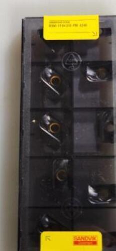 DESCRIPTION: (30) R390 CARBIDE MILLING INSERT BRAND/MODEL: SANDVIK R390-17 04 31E 4240 RETAIL$: $31.90 PER INSERT QTY: 30