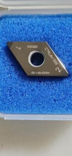 DESCRIPTION: (10) PVD COATED TURNING INSERTS BRAND/MODEL: NORTHAMERICAN TOOL DNGA432 80425MT RETAIL$: $111.84 PER INSERT QTY: 10