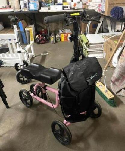MEDICAL KNEE SCOOTER IN PINK