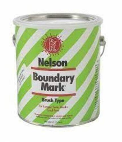 DESCRIPTION: (2) BOUNDARY MARKING PAINT BRAND/MODEL: NELSON #3TWP7 INFORMATION: RED RETAIL$: $58.08 EA SIZE: 1 GALLON QTY: 2