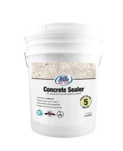 DESCRIPTION: (1) CONCRETE SEALER BRAND/MODEL: RAINGUARD #SP-4005 RETAIL$: $100.00 EA SIZE: 5 GALLON QTY: 1