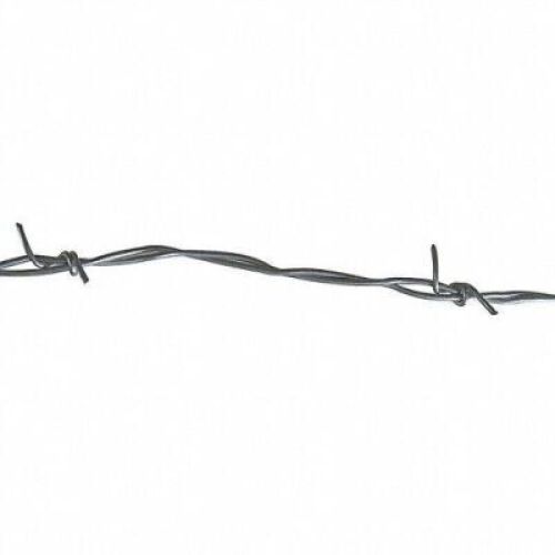 DESCRIPTION: (1) BOX OF BARBED WIRE BRAND/MODEL: PART NUMBER #4LVP3 RETAIL$: 266 SIZE: 15 1/2 GAUGE 1320 FT QTY: 1