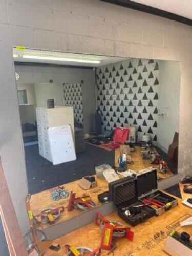 (2) - 96" WALL MOUNTED MIRRORS