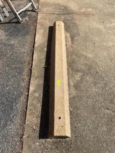 (3) - 84" PARKING BLOCKS