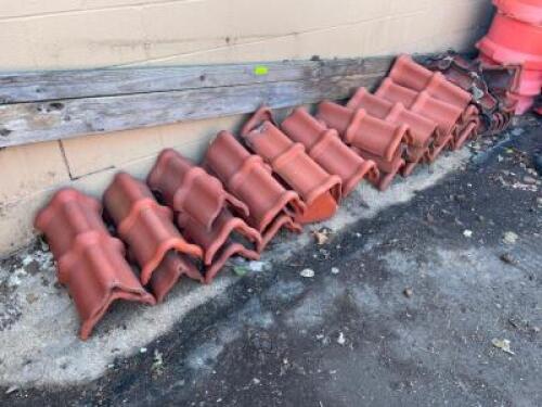 LARGE GROUP OF ROOFING TILE