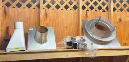 LARGE GROUP OF ASSORTED ROOFING HARDWARE