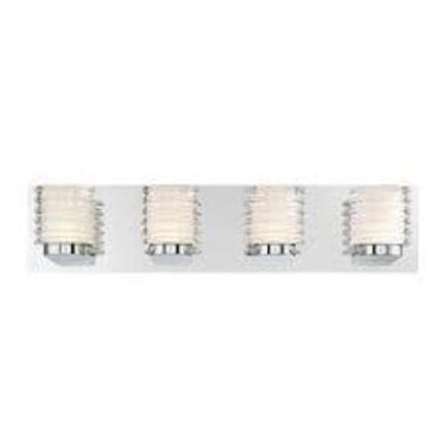 Ancona 10-Watt Satin Nickel Integrated LED Bath Light