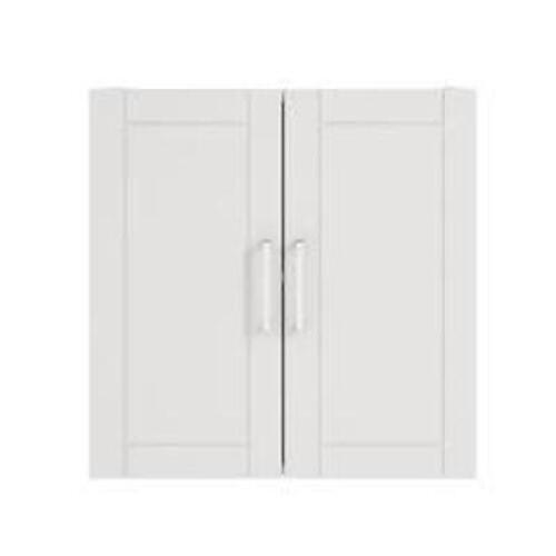 DESCRIPTION: (1) CALLAHAN WALL CABINET BRAND/MODEL: AMERIWOOD / SYSTEMBUILD #7923403COM INFORMATION: WHITE RETAIL$: $106.99 EA SIZE: 24" QTY: 1