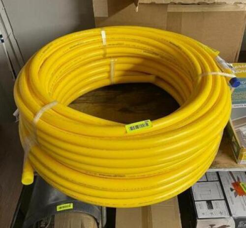 HOMEFLEX 3/4 in. IPS x 100 ft. DR 11 Underground Yellow Polyethylene Gas Pipe / 1 in. IPS x 100 ft. DR 11 Underground Yellow Polyethylene Gas Pipe