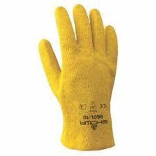 DESCRIPTION: (12) COATED GLOVES BRAND/MODEL: SHOWA #960L-10 INFORMATION: YELLOW RETAIL$: $60.00 EA SIZE: SIZE 10 QTY: 12