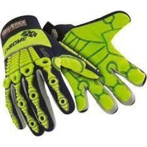 DESCRIPTION: (3) PAIRS OF ARMOR GLOVES BRAND/MODEL: HEXARMOR #4027 INFORMATION: GREEN RETAIL$: $60.00 EA SIZE: SIZE 12 / 3XL QTY: 3