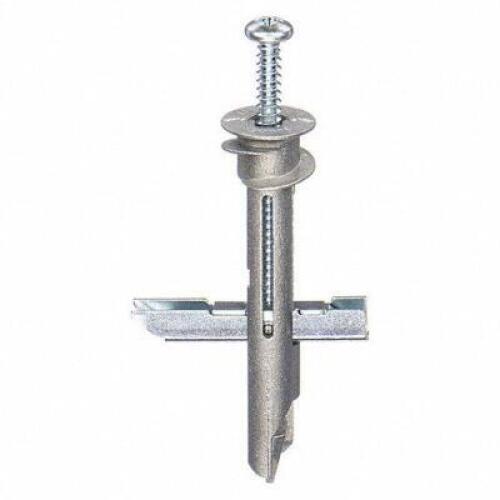 DESCRIPTION: (1) BIN OF APPROX (100) TOGGLE BOLT ANCHOR BRAND/MODEL: RED HEAD #4E824 RETAIL$: $124.00 TOTAL SIZE: #8-32 ANCHOR THREAD SIZE, 1/2 IN USA