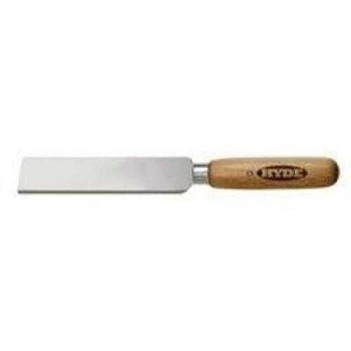 DESCRIPTION: (9) REGULAR SQUARE POINT CHISEL BRAND/MODEL: HYDE #36M404 INFORMATION: WOODEN HANDLE RETAIL$: $9.95 EA SIZE: 5"X1" QTY: 9