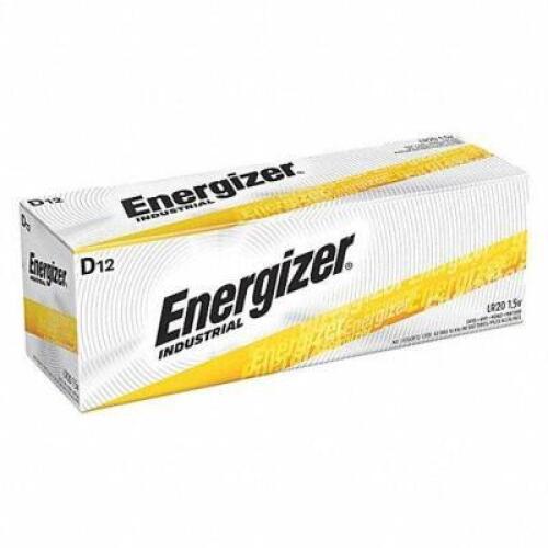 DESCRIPTION: (2) PACKS OF (12) EVERYDAY ALKALINE BATTERIES BRAND/MODEL: ENERGIZER #38W368 INFORMATION: INDUSTRIAL RETAIL$: $21.66 PER PACK SIZE: D QTY