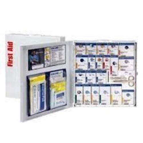 DESCRIPTION: (1) FIRST AID CABINET BRAND/MODEL: FIRST AID ONLY RETAIL$: $197.99 EA SIZE: 50 PERSON QTY: 1