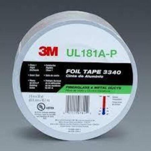 DESCRIPTION: (1) CASE OF (6) FOIL TAPE BRAND/MODEL: 3M UL181A-P RETAIL$: $20.98 A ROLL SIZE: 2.5X50YD QTY: 1