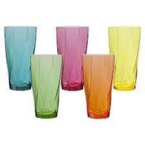 DESCRIPTION: (1) SET OF (10) TWIST TUMBLER BRAND/MODEL: CREATIVE BATH INFORMATION: ASSORTED CLOR RETAIL$: $25.25 EA SIZE: 24 OZ QTY: 1