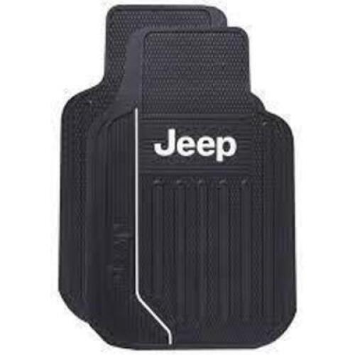 DESCRIPTION: (1) SET OF ELITE SERIES UNIVERSAL AUTOMOTIVE FLOOR MAT SET BRAND/MODEL: PLASTICOLOR JEEP INFORMATION: BLACK RETAIL$: $30.00 EA QTY: 1
