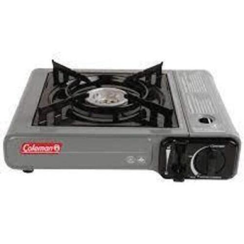 DESCRIPTION: (1) BUTANE CAMPING STOVE BRAND/MODEL: COLEMAN RETAIL$: $20.00 EA SIZE: 1 BURNER QTY: 1