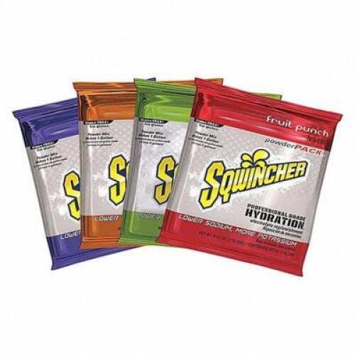 DESCRIPTION: (1) CASE OF (80) SPORTS DRINK THIRST QUENCHER PACK BRAND/MODEL: SQWINCHER #48TM02 INFORMATION: ASSORTED FLAVORS RETAIL$: $226.00 EA SIZE: