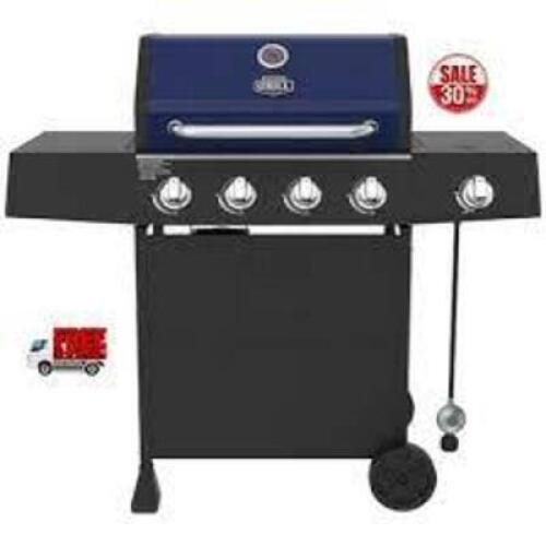 DESCRIPTION: (1) PROPANE GAS GRILL BRAND/MODEL: EXPERT GRILL INFORMATION: STAINLESS AND BLACK RETAIL$: $160.00 EA SIZE: 4 BURNER 25 BURGER CAP QTY: 1
