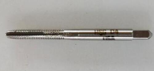DESCRIPTION: (12) HSS STRAIGHT FLUTE METRIC COURSE HAND TAP BRAND/MODEL: HERTEL 77429413 RETAIL$: 9.66 SIZE: M5X0.80 QTY: 12