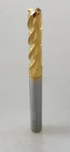 DESCRIPTION: (2) SOLID CARBIDE SQ END MILL BRAND/MODEL: HERTEL 88250196 RETAIL$: $ 35.54` SIZE: 1/4" 1-1/8" LOC 1/4" SD QTY: 2