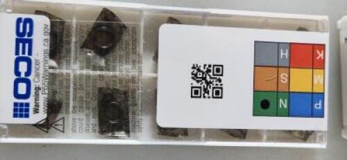 DESCRIPTION: (30) XOEX120404FR CARBIDE MILLING INSERT BRAND/MODEL: SECO XOEX120404FR-E06 H15 RETAIL$: $25.80 PER INSERT QTY: 30