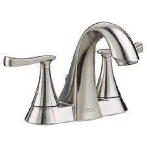 (2) AMERICAN STANDARD Chatfield 4 in. Centerset 2-Handle Bathroom Faucet in Brushed Nickel