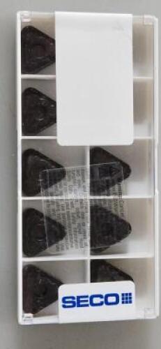 DESCRIPTION: (50) SOLID CARBIDE MILLING INSERTS BRAND/MODEL: SECO TNMG220432-MR7 .TP1500 RETAIL$: $ 26.72 PER INSERT QTY: 50