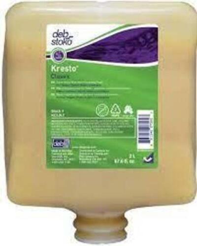 DESCRIPTION: (2) HEAVY DUTY HAND SOAP BRAND/MODEL: DEB STOKO KRESTO CLASSIC #KCL2T RETAIL$: 24.25 SIZE: 2L QTY: 2
