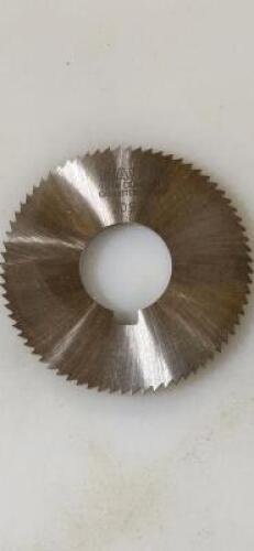 DESCRIPTION: (2) 72 TOOTH HSS SLOTTING/SLITTING SAW BRAND/MODEL: MALCO 03236916 RETAIL$: $ 35.08 EA SIZE: 2-3/4" DIA 0.091" THICK 1" ARBOR QTY: 2