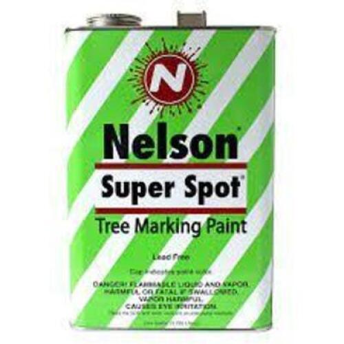 DESCRIPTION: (1) SUPER SPOT TREE MARKING PAINT BRAND/MODEL: NELSON RETAIL$: $26.95 EA SIZE: 1 GALLON QTY: 1