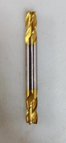 DESCRIPTION: (2) HSCo8DOUBLE END SQ END MILL BRAND/MODEL: HERTEL 87520319 RETAIL$: 128.52 SIZE: 3/8" 1" LOC QTY: 2