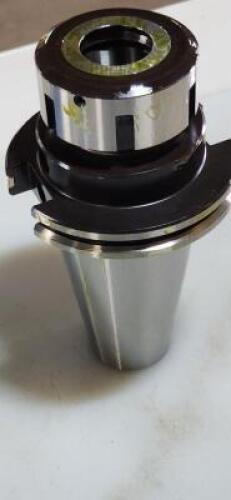 DESCRIPTION: (1) CAT 50 CATERPILLER V-FLANGE COLLET CHUCK BRAND/MODEL: TOOL MEX 7-18-503 RETAIL$: 199.8 QTY: 1