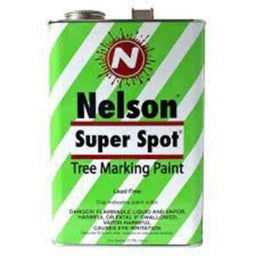 DESCRIPTION: (1) SUPER SPOT TREE MARKING PAINT BRAND/MODEL: NELSON RETAIL$: $26.95 EA SIZE: 1 GALLON QTY: 1