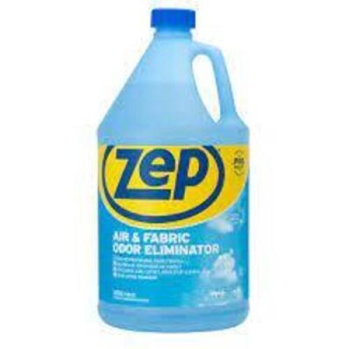 DESCRIPTION: (1) AIR AND FABRIC ODOR ELIMINATOR BRAND/MODEL: ZEP RETAIL$: $12.56 EA SIZE: 1 GALLON QTY: 1