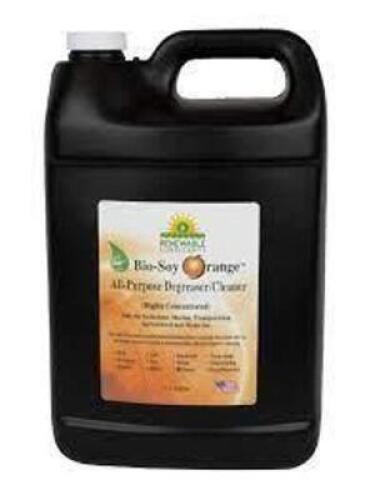 DESCRIPTION: (1) ALL PURPOSE DEGREASER AND CLEANER BRAND/MODEL: RENEWABLE LUBRICANTS BIO-SOY INFORMATION: ORANGE RETAIL$: 66.01 SIZE: 1 GALLON QTY: 1