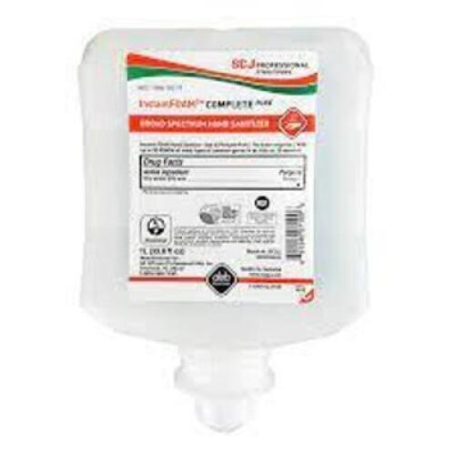DESCRIPTION: (3) HAND SANITIZER REFILL BRAND/MODEL: SCH INSTANTFOAM COMPLETE #54TT89 RETAIL$: $30.50 EA SIZE: 1L QTY: 3