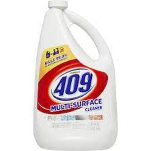 DESCRIPTION: (2) MULTI SURFACE CLEANER LIQUID BRAND/MODEL: FORMULA 409 INFORMATION: ORIGINAL SCENT RETAIL$: $10.0 EA SIZE: 64 OZ QTY: 2