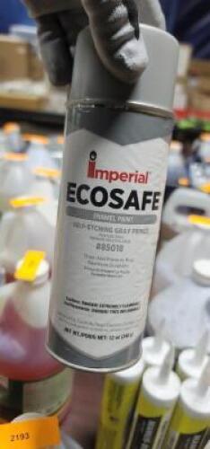 DESCRIPTION: (6) ECO SAFE ENAMEL SPRAY PAINT PRIMER BRAND/MODEL: IMPERIAL #85018 INFORMATION: SELF ETCHING GRAY RETAIL$: $15.25 EA SIZE: 12 OZ QTY: 6