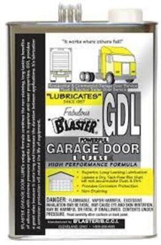 DESCRIPTION: (1) GARAGE DOOR LUBE BRAND/MODEL: BLASTER RETAIL$: $54.36 EA SIZE: 1 GALLON QTY: 1