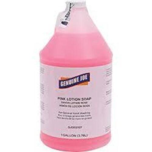 DESCRIPTION: (1) PINK LOTION SOAP BRAND/MODEL: GENUINE JOE #GJO02107 RETAIL$: $10.00 EA SIZE: 1 GALLON QTY: 1